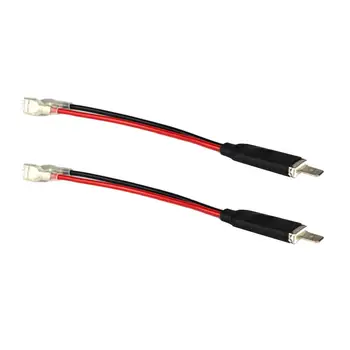  Durabil 1 Pereche Usoare Far Cabluri de Adaptor de sex Masculin Plug Singură Diodă Cabluri de conversie pentru H1 LED ASCUNS Bec Far