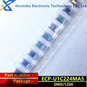  ECPU1C224MA5 metalizate film condensator Low ESR 0,22 uF 16VDC 20% 1206 Acryllic Rășină 220nF ECP-U1C224MA5 CBB condensator poliester