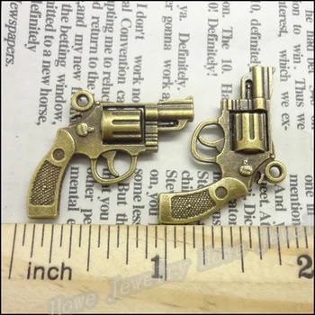  En-gros de 25 buc Epocă Farmece arma Arma Pandantiv bronz Antic se Potrivesc Bratari Colier DIY Bijuterii din Metal de a Face