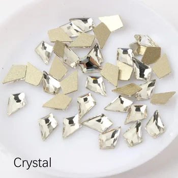  En-gros de 5.5*8 Săgeată diamant DIY Spate Plat Unghii Stras Speciale în Formă de Cristale Unghii Pietre 3D Decor Personalizat