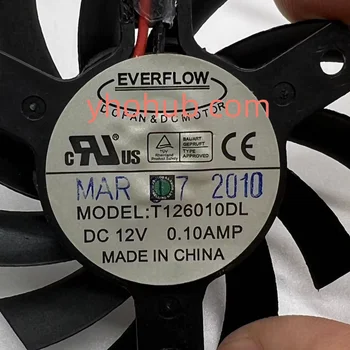  Everflow T126010DL DC 12V 0.10 55 mm Dia. 40mm c.t.c, 2 fire Server Ventilatorului de Răcire