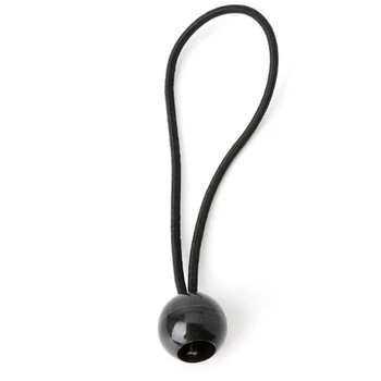  G92F 10 Buc Bila Neagra Bungee Pachet de Șoc Elastic Lega Bucla de Fixare Cablu Asigurarea Trailer Corzi Catarama Rucsac Accesorii