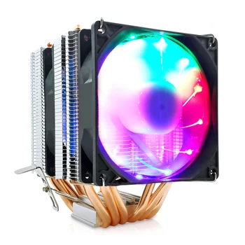  GMRGB 6 Conducte de Căldură Cooler CPU RGB PWM 4 Pini PC Radiator Mut Fan Intel LGA 1700 775 1200 1150 1151 1155 2011/2011-3 X79 X99 AM2