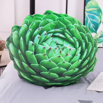  Imprimate 3D Simulat Plante Suculente Cactus Jucărie de Pluș Umplute Realiste Perna Perna de pe Canapea Familie Decor Cadou de Ziua de nastere