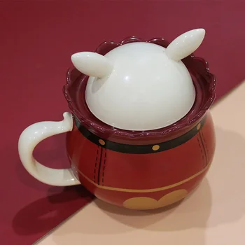  Joc fierbinte Genshin Impact Klee Cana Cana de Apa Cosplay Anime Accesorii Proiect DIY Bomba Ceramica Cana de Cafea de Craciun pentru Copii Cadouri Cești de ceai