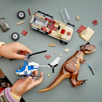  Jurassic Lume Serie De Dinozaur, Dragon Park Boys Jucarii Dinozauri Film Blocuri Dinozaur Jucării Caramida Copii Cadou De Ziua De Nastere