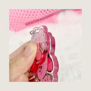  Kawaii Sanrio Hello Kitty Breloc Drăguț Stele Kirby Masina Cheie Inel Creative Hercules Pandantiv Rucsac Ornamente Cadouri pentru Prieteni
