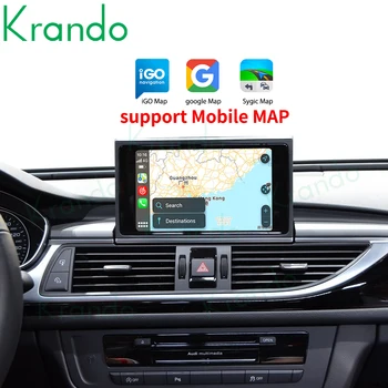  Krando Wireless Apple CarPlay, Android Auto Cutie de Interfață Pentru Audi A6 A6L A7 A7L 2005-2020 MMI 2G 3G RMC MHI2 BT Siri Control