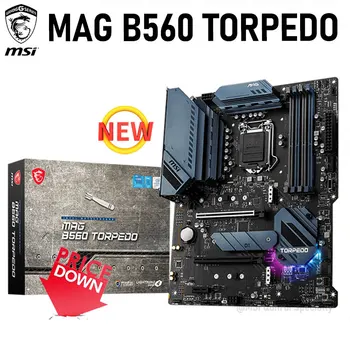  LGA 1200 MSI MAG B560 TORPILĂ Placa de baza Intel 10-11 Gen 128GB DDR4 Crossfire M. 2 PCI-E 4.0 Placa-mama 1200 ATX Desktop B560