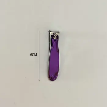  LIZY 6cm Călătorie Violet Foarfece de Unghii pentru Unghiile Acrilice Profesionale Cuticula Clipper Oțel Carbon de Unghii de Moda Cadou