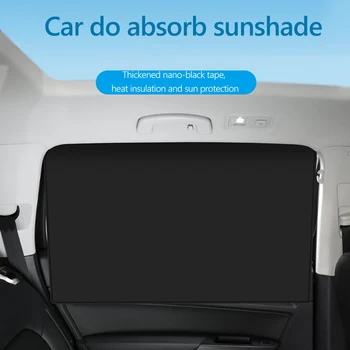  Magnetic Mașină Umbra Soare Protectie UV Auto Cortina Geamul Mașinii Parasolar Geam Lateral Plasă de Parasolar de Vara Geamul de Protecție de Film