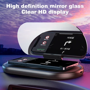  Masina universala de Afișare HUD 3D HD Clare Heads Up Display Parbriz Vitezometru Digital Navigare prin GPS cu 110 Grade Unghi Liber