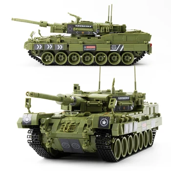  Militar 1747pcs Leopard 2 Tanc Principal de Luptă Set de Blocuri de Construcție de Soldați ai Armatei germane de Arme Rezervor Cărămizi Jucarii si Cadouri Pentru Copii Baieti