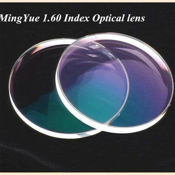  Mingyue 1.60 Ultra subțire de rășină index obiectiv miopie lentile gratuit de prelucrare 1.60 cadru obiectiv Oculos De Grau
