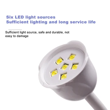  Mini Lampa de Unghii Uscator rufe 18W Reîncărcabilă Portabila UV/LED Unghii Lampa fotopolimerizare poloneză Lipici Portabil Unghii Lampa