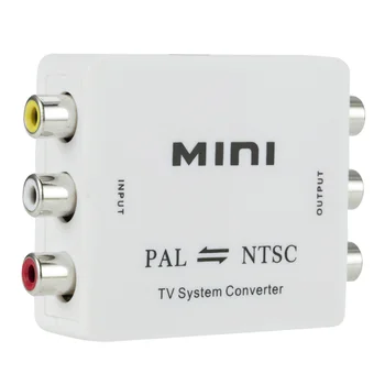  Mini PAL NTSC Bi-direcție Sistem TV Converter Switcher PAL la NTSC NTSC la PAL Dual-Mod TV Conexiune Compozită Convertoare