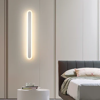  Modern lămpi de perete Nordic a Condus lampă de perete de iluminat camera de zi dormitor lampă de noptieră Wandlamp scări led lampă de perete fixare 220V