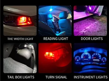  Noi de Styling Auto W5W T10 194 Auto bec LED-uri Pentru Chevrolet Cruze Aveo, Trax Lova Naviga Epica Captiva Volt Camaro Cobalt