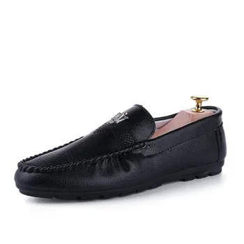 Noi de Transport versiune Pantofi Casual Barbati din Piele Respirabil Moda Alunecare Pe Pantofi pentru Condus Confortabil Moale Bărbați Mocasini de Afaceri
