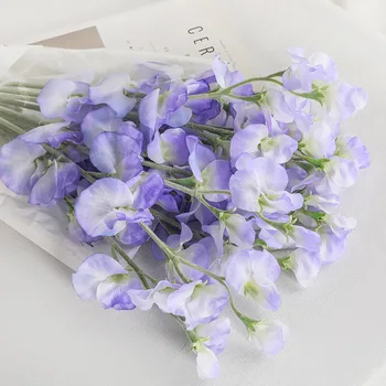 NOI Nordic Mazăre Orhidee Ramură de Flori de Matase Decor de Nunta Mariage Mireasa Matase Flori Artificiale Flores Artificiales Decor Acasă