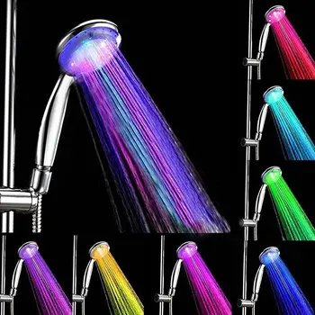  Noua Lume de Brand Baie Dusuri LED Multicolor 7 Culori de Apă Glow lumină cap de Duș