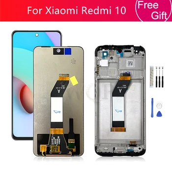 Original Pentru Xiaomi Redmi 10 Display LCD Touch Ecran Digitizor de Asamblare Pentru Redmi 10 lcd Cu Rama de Înlocuire a pieselor de schimb