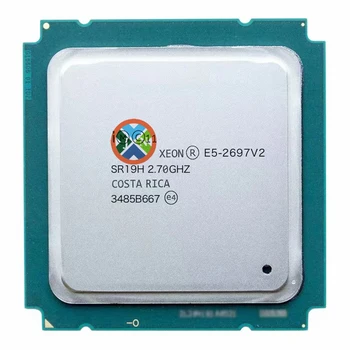  Original xeon e5 2697 v2 2.7 GHz 30M QPI 8GT/s LGA 2011 SR19H C2 E5-2697 v2 Procesor CPU normal de lucru despre lga2011 CPU