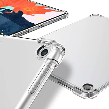  Pentru iPad 10.2 2019 2020 2021 A2603 A2604 Caz TPU Silicon Transparent Slim Cover pentru iPad a 7 a 8 a 9-a Generație Coque Funda