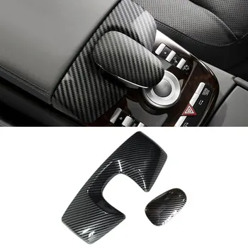  Pentru Mercedes Benz S Class W221 08-12 W222 14-19 ABS Fibra de Carbon Textura Consola centrala Cotiera Cutie cu Capac Telefon Dial Pad Locuințe