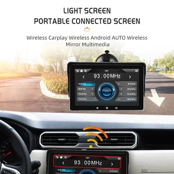  Pentru Universal 1din 2din Radio Auto cu Ecran Tactil player Multimedia, Wireless, Apple Carplay și fără Fir Android Auto Bluetooth