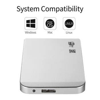  Portabil Original 1TB SSD 500GB Externe de Mare viteză Solid state Drive Hard USB3.0 Interfata HDD, Hard Disk Mobil pentru Laptop/mac