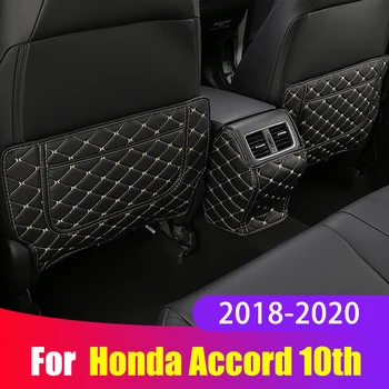  PU Piele Auto Bancheta din Spate Anti-Kick Pad Cotieră Spate Covorașe de Protecție Pentru Honda Accord X 10 2018 2019 2020 Accesorii