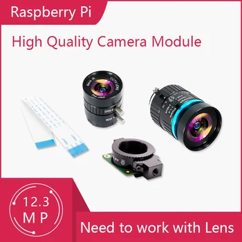  Raspberry Pi Înaltă Calitate HQ Modulul Camerei foto de 12.3 MP Sony IMX477 suport senzor pentru C - și CS-mount lentile