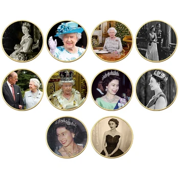  Regina Angliei Monede Comemorative Set de Diferite Vârste Elizabeth Exclusiv pentru Fanii de Vacanță Cadou Decor Acasă