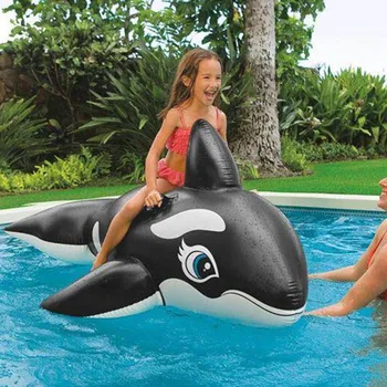  Resursele de apă gonflabile balenă, delfin muntele Copii adulți apă plutesc 213CM prieteni si petreceri pentru distracție