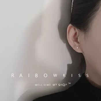  Romb Cub De Cercei Pentru Femei De Vara Geometrice Poligon Birou Mic Inel Ureche Simplu La Modă Femeie Moda Bijuterii 2021 Coreeană