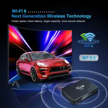  Smart Tv Box Android 12 X98h Pro Quad Core 4k Media Player 2.4 g 5g Wifi Bluetooth-compatibil 5.0 Vp9 Profil 2 Decoder