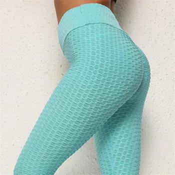  Solid Yoga Pantaloni Femei Jambiere Talie Mare Poliester Colanti Leggins 2020 Feminin Sală De Fitness Push-Up Legging Sport