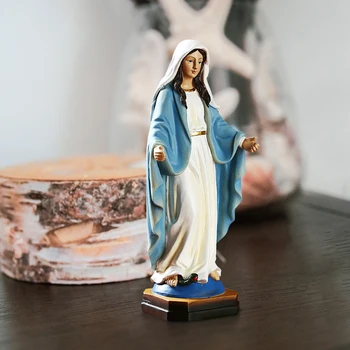  Statuie A Fecioarei Maria 8.8 Our Lady Of Grace Sculptura Fecioarei Maria A Binecuvântat O Statuie Rășină Figurina Mama Madonna Religioasă Catolică