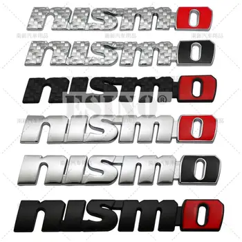 Styling auto 3D din Metal Crom Aliaj de Zinc Emblema, Insigna Autocolant Decal Auto Accesorii pentru Nismo GTR frunze Juke Martie Notă Fairlady