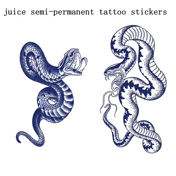  Suc De Șarpe Rezistent La Apa Semi Permanent Autocolante Tatuaj Tatouage Temporaire Homme Tatuagem Falsa Durată Temporară Tatuaj Adesivos