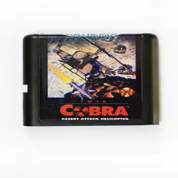  Twin Cobra - Desert Atac Heliopter 16 biți MD Carte de Joc Pentru Sega Mega Drive Pentru SEGA Genesis