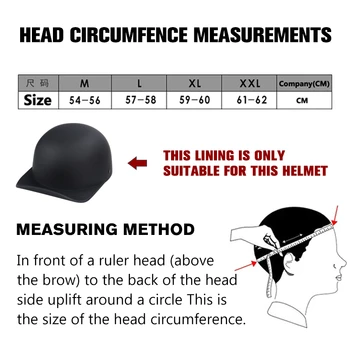  UCHOOSE Șapcă de Baseball Căștii M-XXL Căptușeală de Bumbac Casca Accesorii Pentru Șapcă de Baseball Casca Speciala de Linie