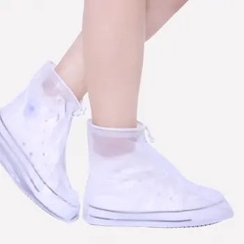  Unisex Impermeabile Pantofi de Acoperire Non-alunecare Reutilizabile Rain Boot de Acoperire rezistent la Uzură Silicon Incaltaminte Proteja pentru Barbati Femei Copil Adult