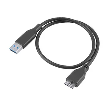  USB 3.0 de sex Masculin a la Micro-B Cablu de Date Pentru Hard Disk Extern Disk HDD 0,5 m