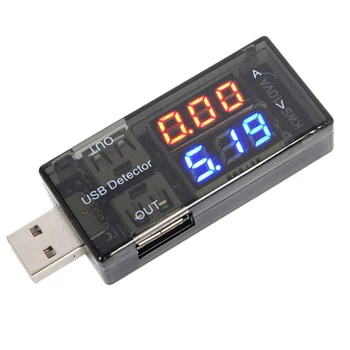  USB Voltmetru Ampermetru de Curent Tensiune Tester LCD Digital Display Alimentare Capacitate Acumulator Tester de Măsurare Indicator de Încărcare USB