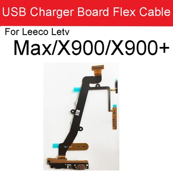  USB Încărcător de Bord Conector Dock Cablu Flex Pentru LeTV LeEco Le Max X900 X900+ Încărcare Jack de Bord Port Cu Microfon Piese