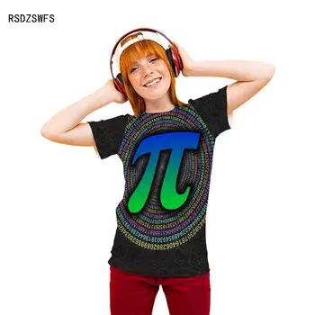  Vara Noi Pi Zi Matematica Simbol Tricouri Amuzante Maneca Scurta Femei Barbati Unisex T Shirt Boys & Girls Matematică Examen Tee Topuri