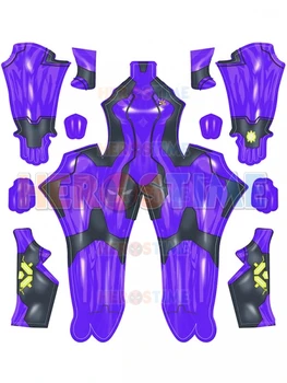  Violet Samus Zero Cosplay Costum de Imprimare 3D Spandex Zentai Costum Personalizat Costume de Halloween pentru Femei de Vânzare Fierbinte
