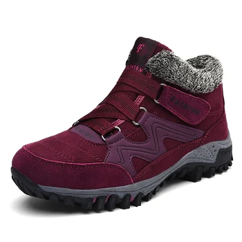  YISHEN Cizme pentru Femei Pantofi Casual Blană Cald în aer liber Cizme de Zapada Adidași de Iarnă de Călătorie Drumeții Pantofi Cizme Glezna Bottes Pour Femmes